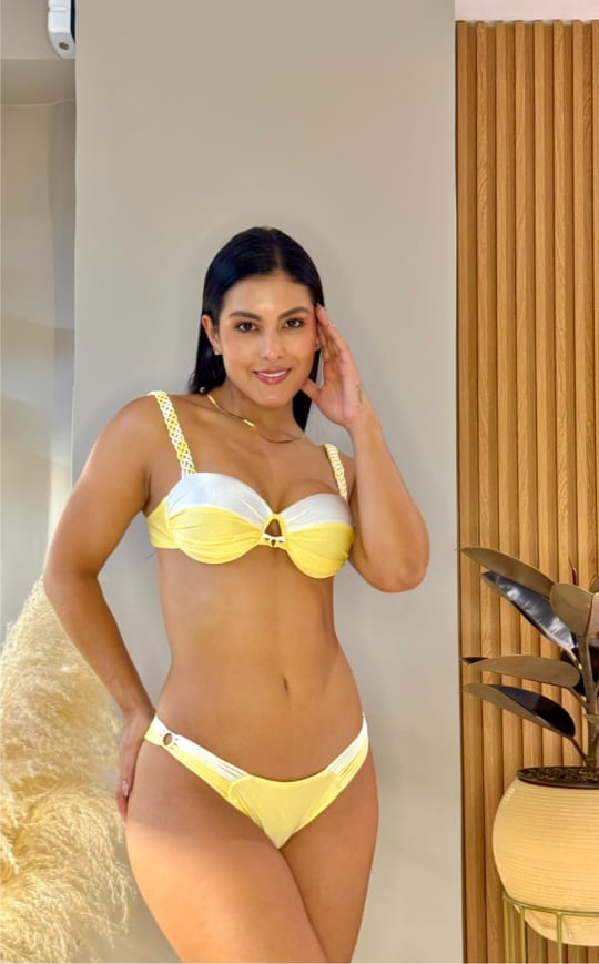 Bikini Bicolor Copas 🧜‍♀️