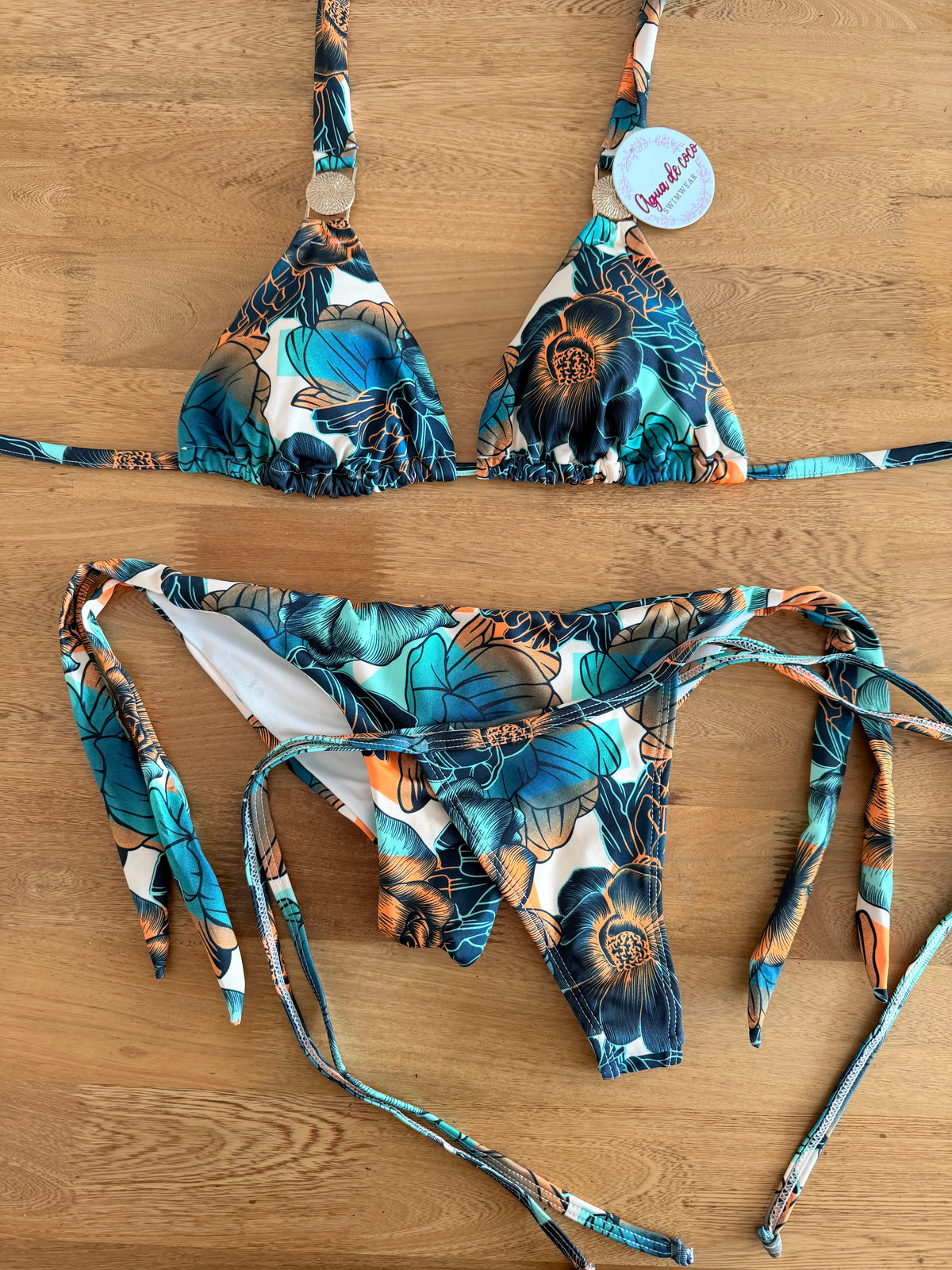 Bikini Set 3 piezas Agua