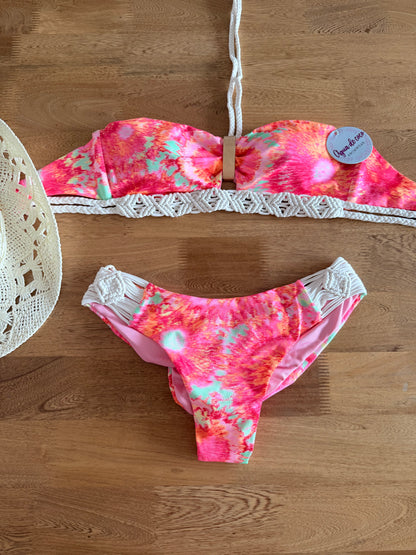 Bikini Strapless Estampado