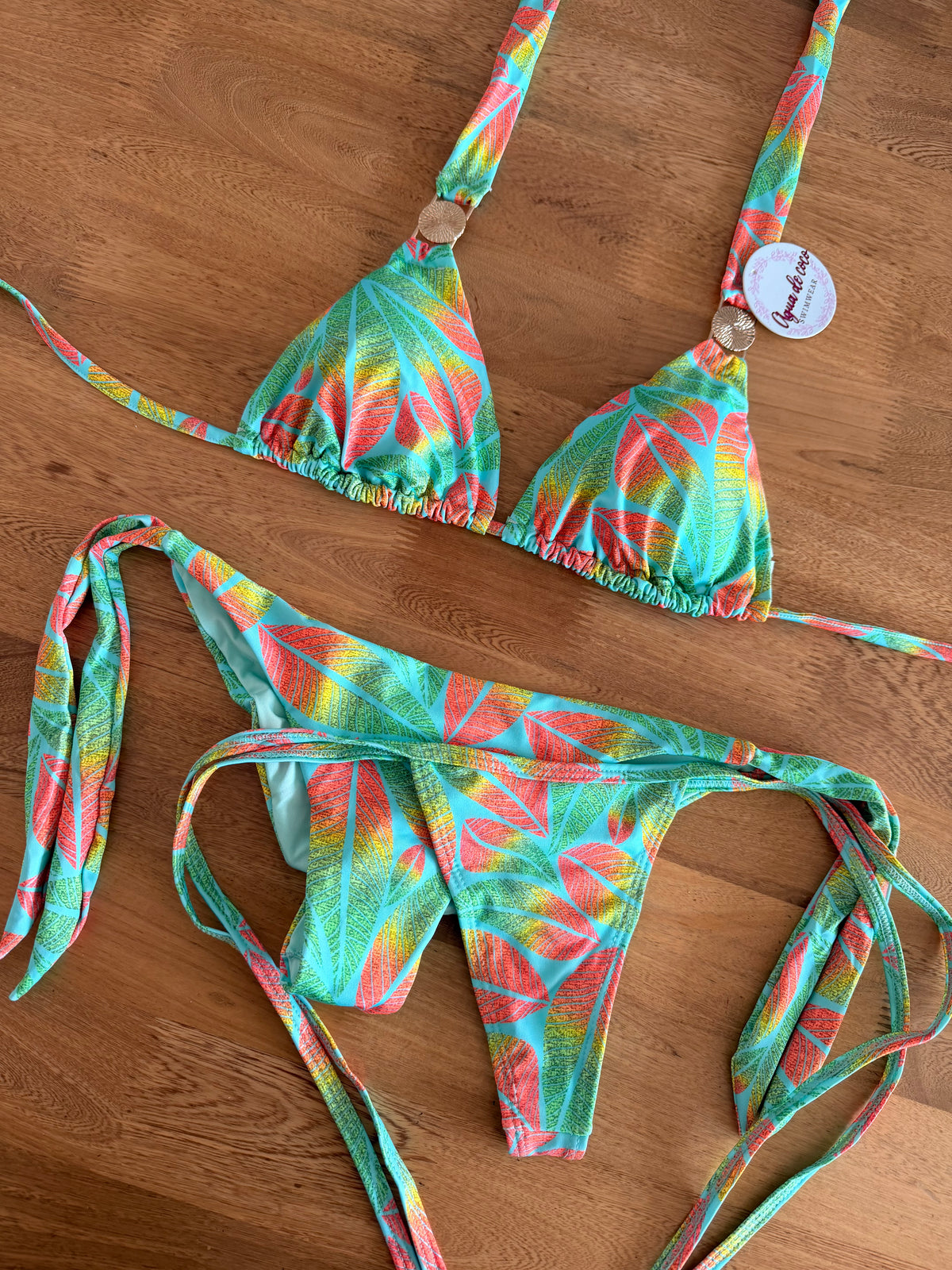 Bikini Set 3 piezas Agua