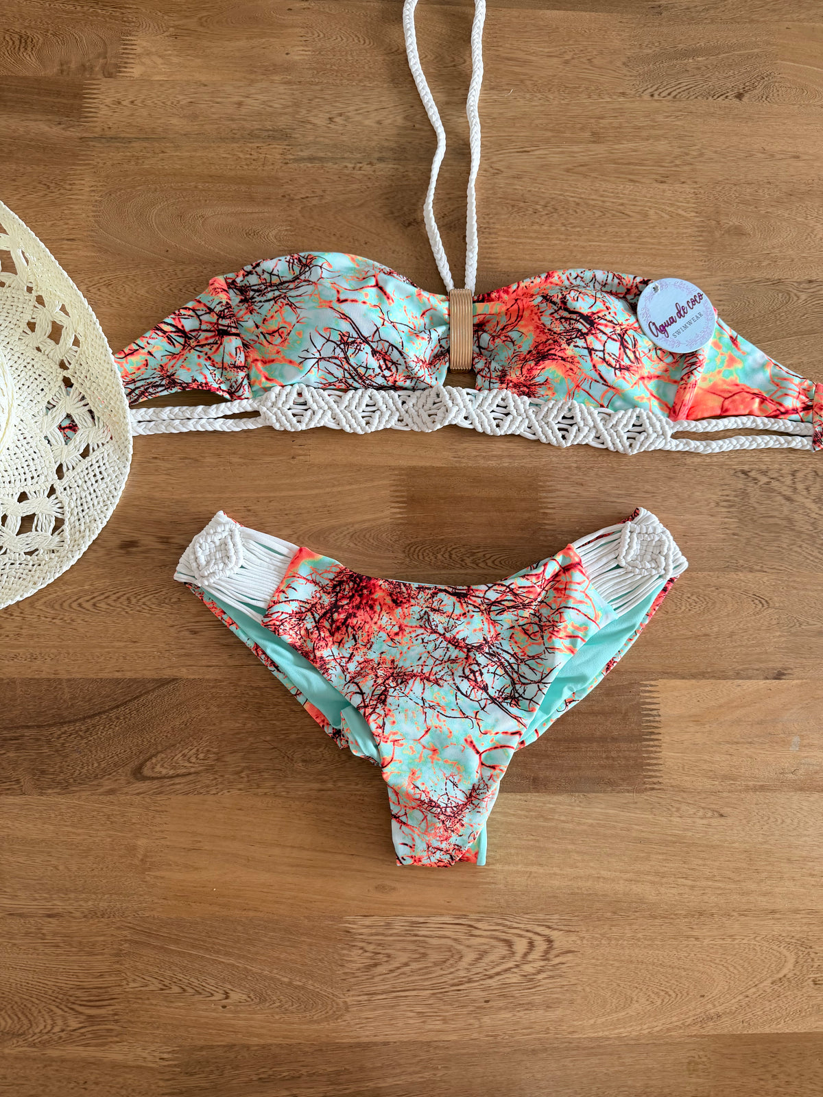 Bikini Strapless Estampado